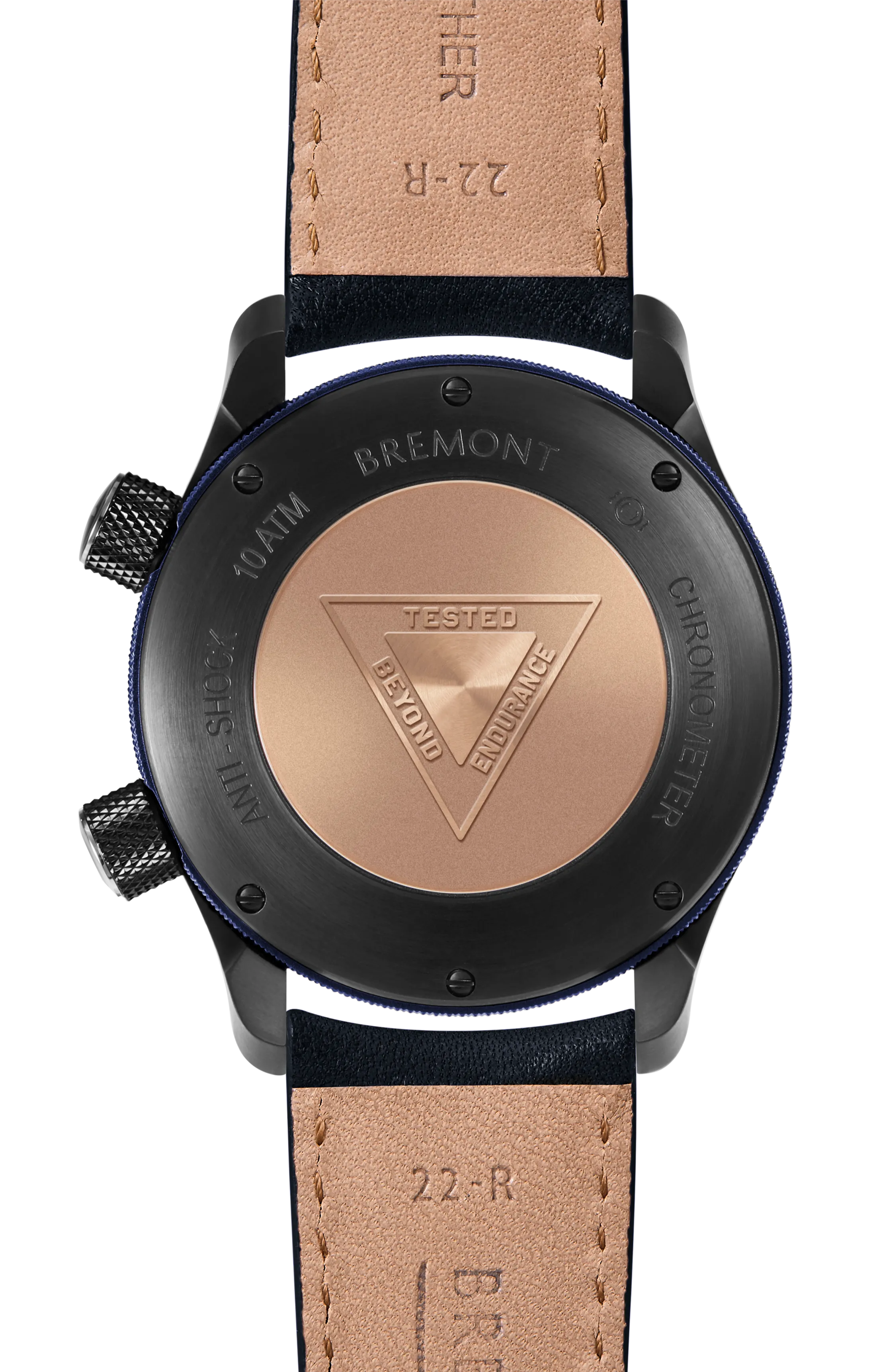 MBII Custom DLC, Black Dial with Dark Blue Barrel & Closed Case Back