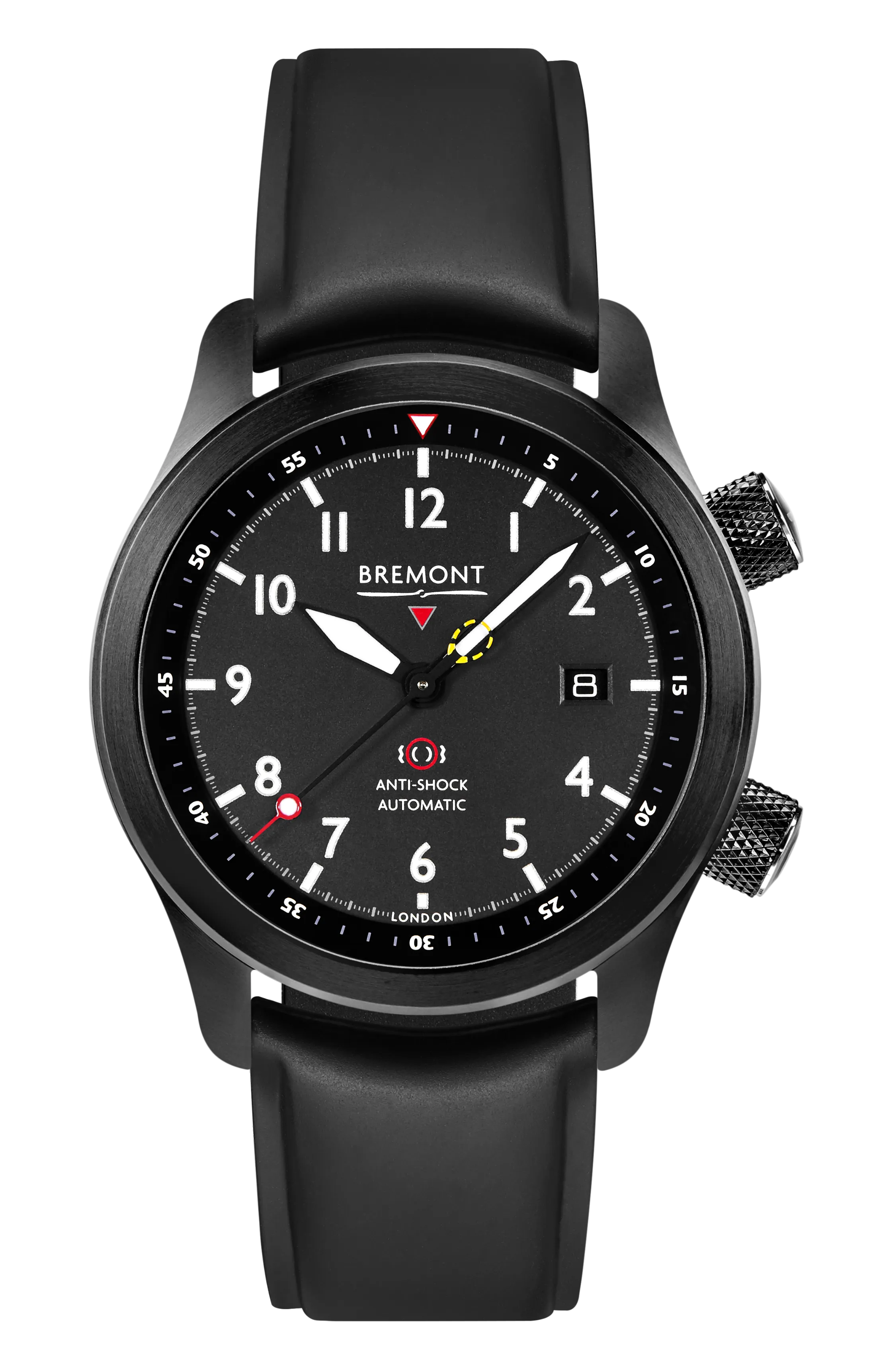 MBII Custom DLC, Black Dial with Dark Blue Barrel & Closed Case Back