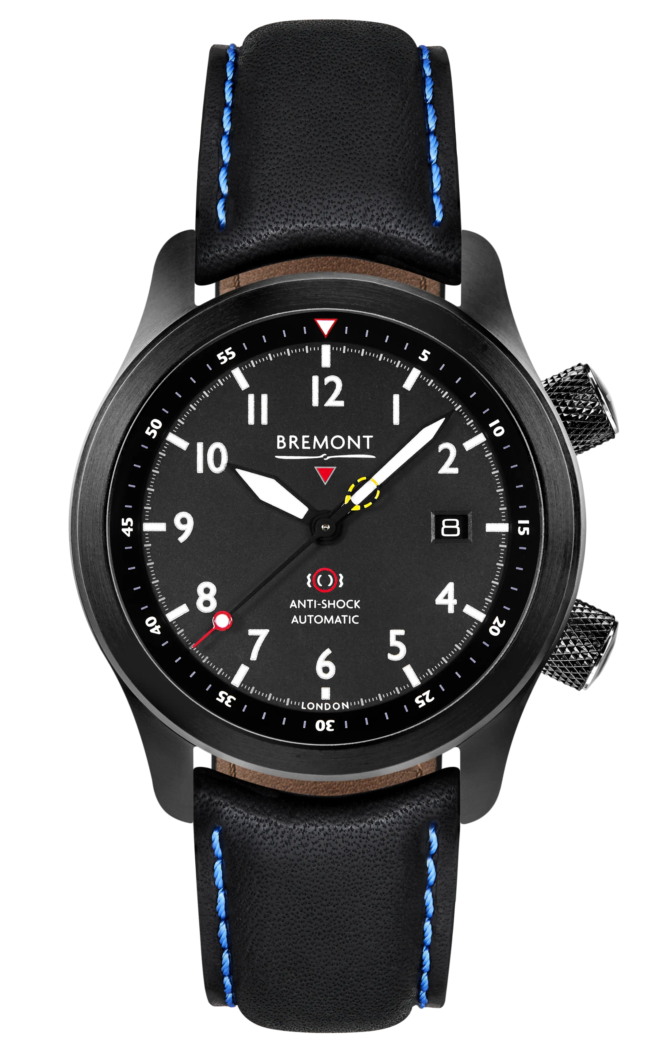 MBII Custom DLC, Black Dial with Dark Blue Barrel & Closed Case Back