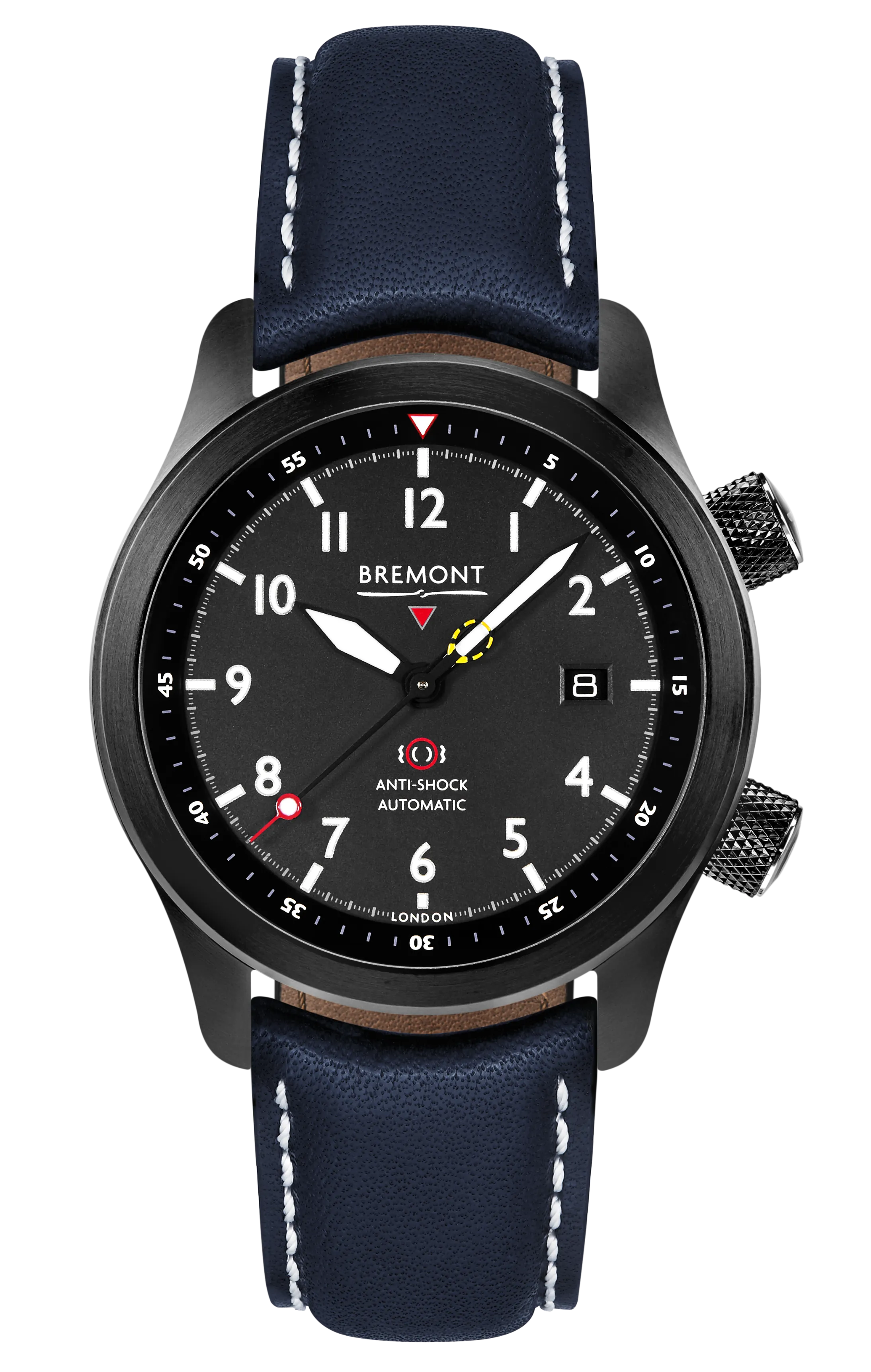 MBII Custom DLC, Black Dial with Dark Blue Barrel & Closed Case Back