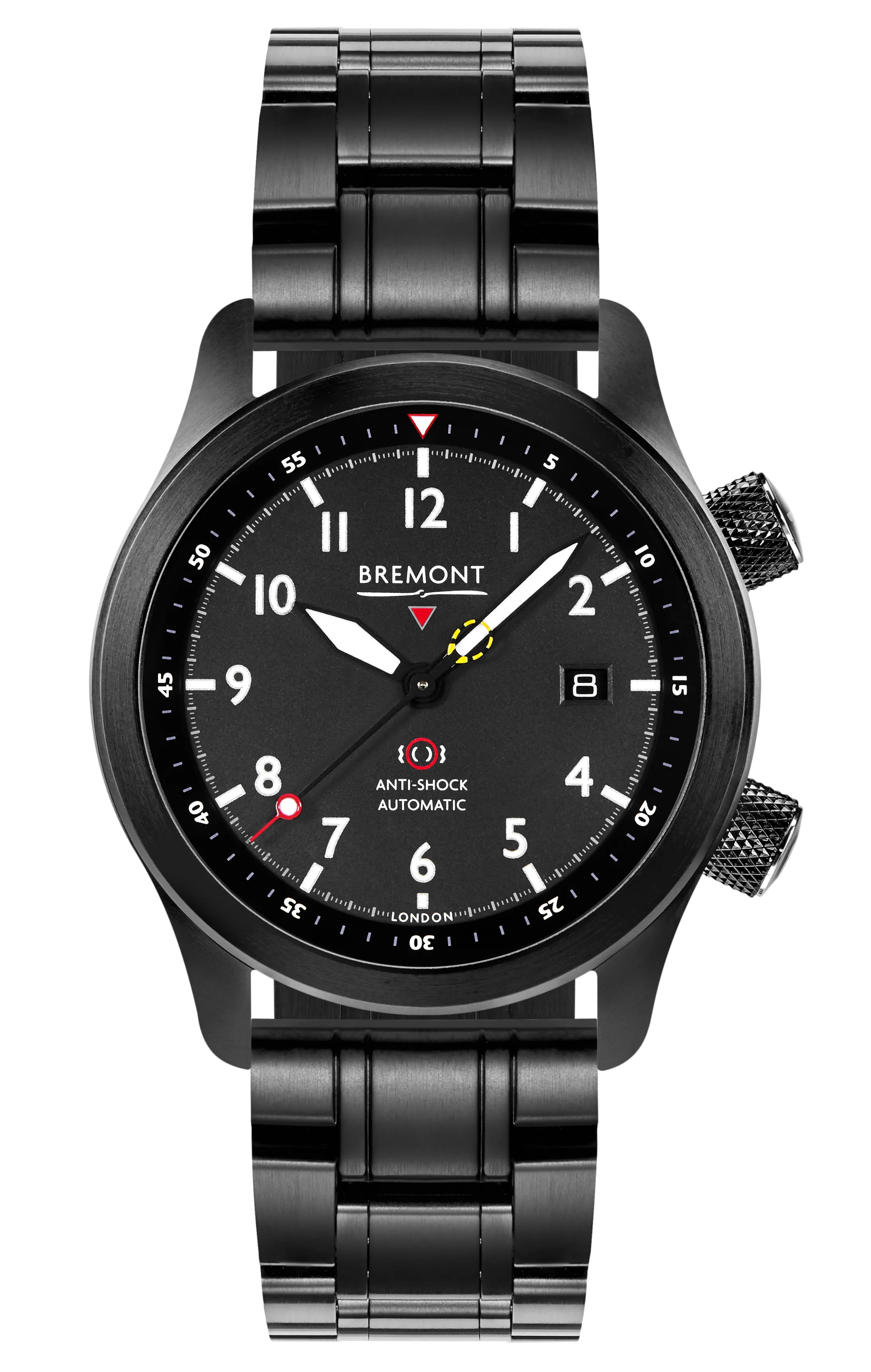 MBII Custom DLC, Black Dial with Dark Blue Barrel & Closed Case Back