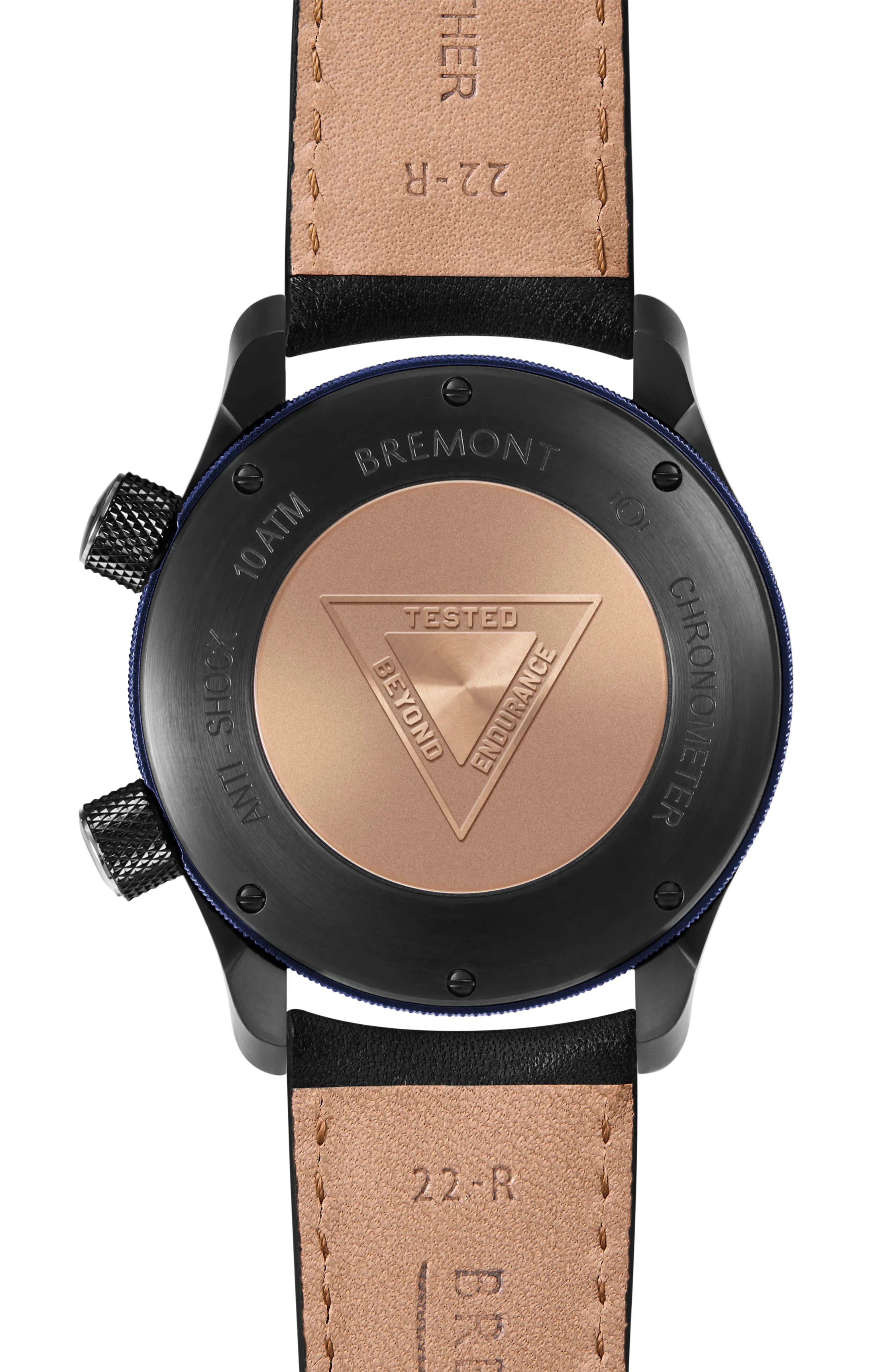 MBII Custom DLC, Black Dial with Dark Blue Barrel & Closed Case Back