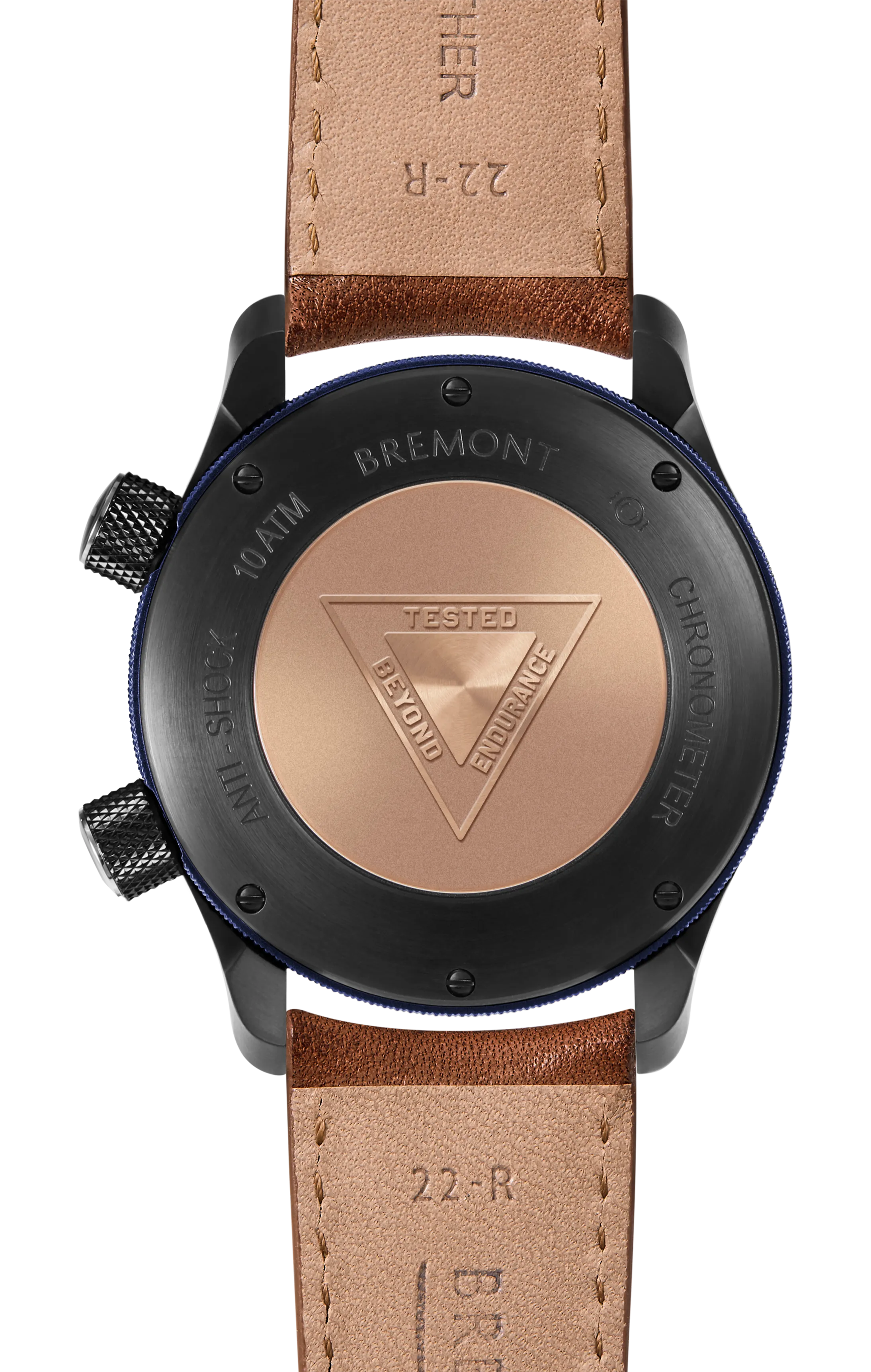 MBII Custom DLC, Black Dial with Dark Blue Barrel & Closed Case Back