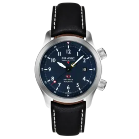 MBII Custom Stainless Steel, Blue Dial with Titanium Barrel & Closed Case Back