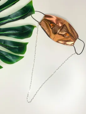 Metallic Copper fashion mask