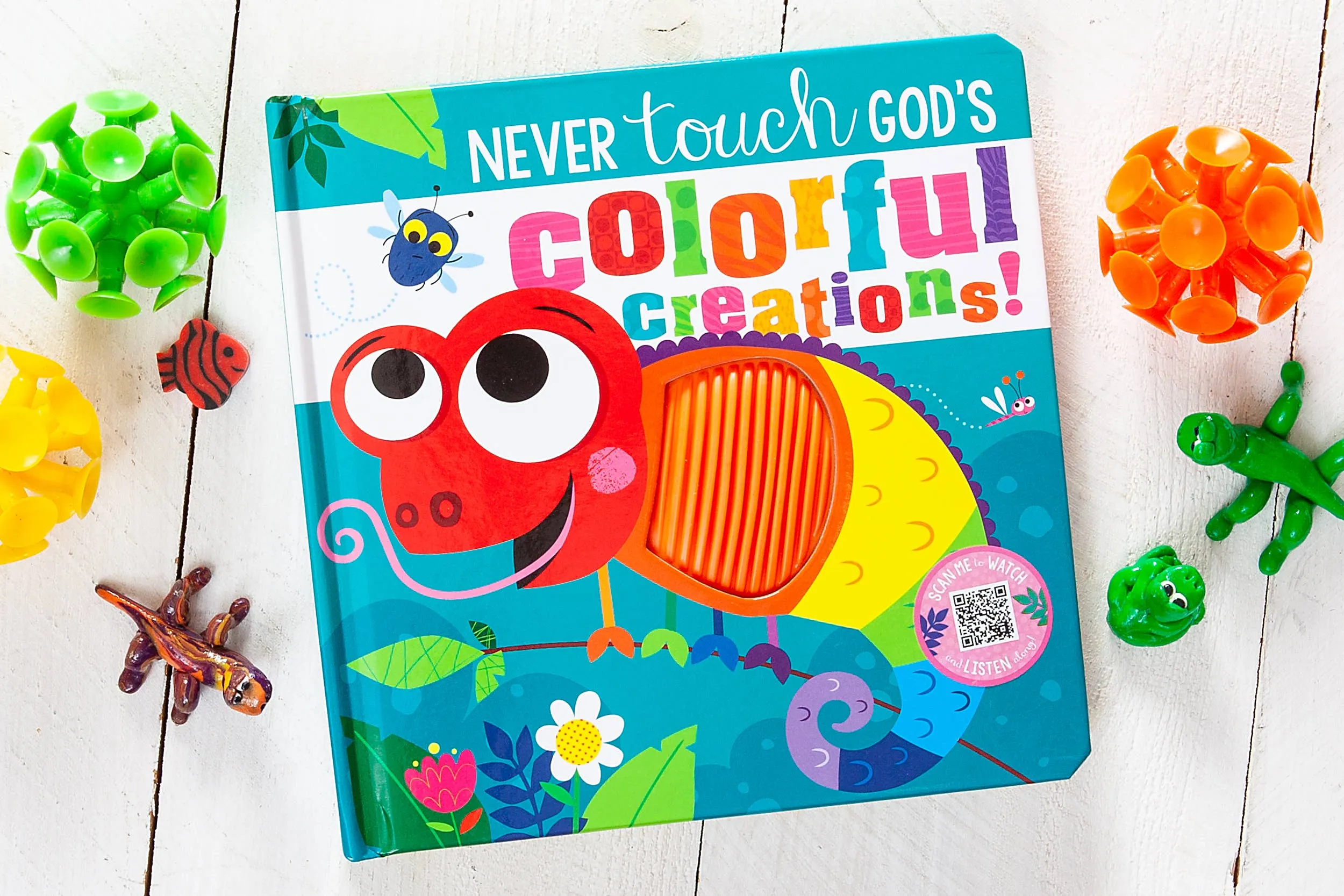 Never Touch God’s Colorful Creations (Tactile Book Ages 0 )