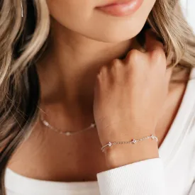 Nova CZ Bracelet (Silver)
