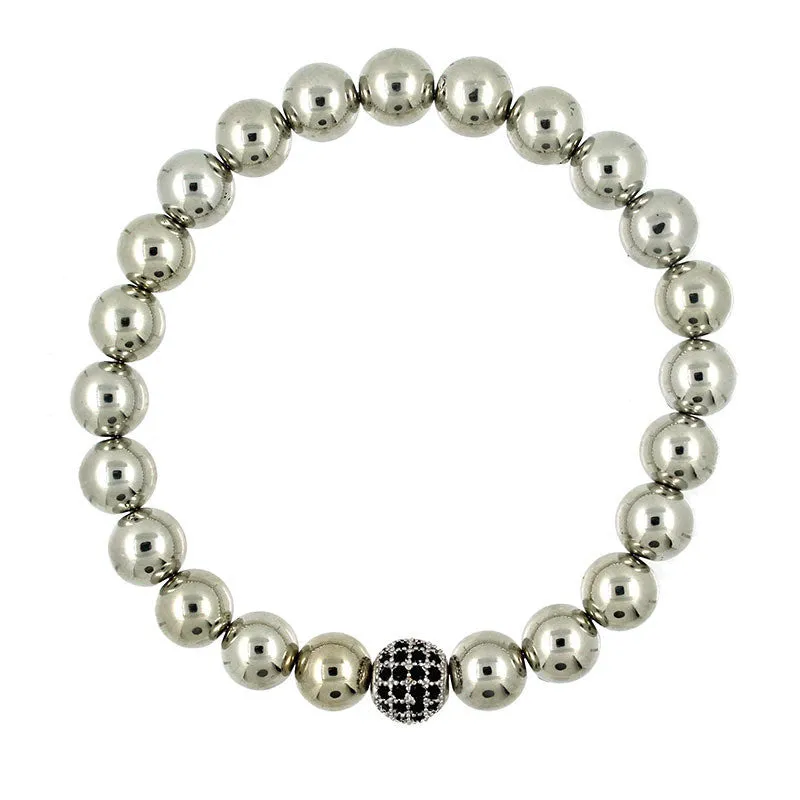 "Crystal Ball" Unisex Charm Bracelet
