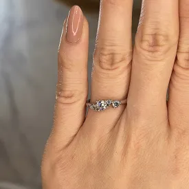 "Zoi" Irregular Round Brilliant 0.50ct Diamonds Eternity Ring ET5