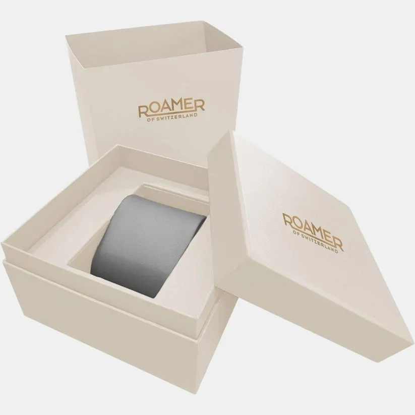 ROAMER 981662 47 15 90 PRIMELINE DAY AND DATE STAINLESS STEEL