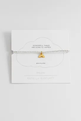 Sienna Beaded Rainbow Charm Bracelet
