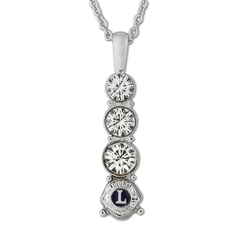 SILVER 3 TIER PENDANT  
