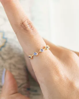 Tanzanite Birthstone Ring, Sagittarius